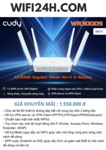 WiFi AX3000 WR3000S - 2.4500.00000