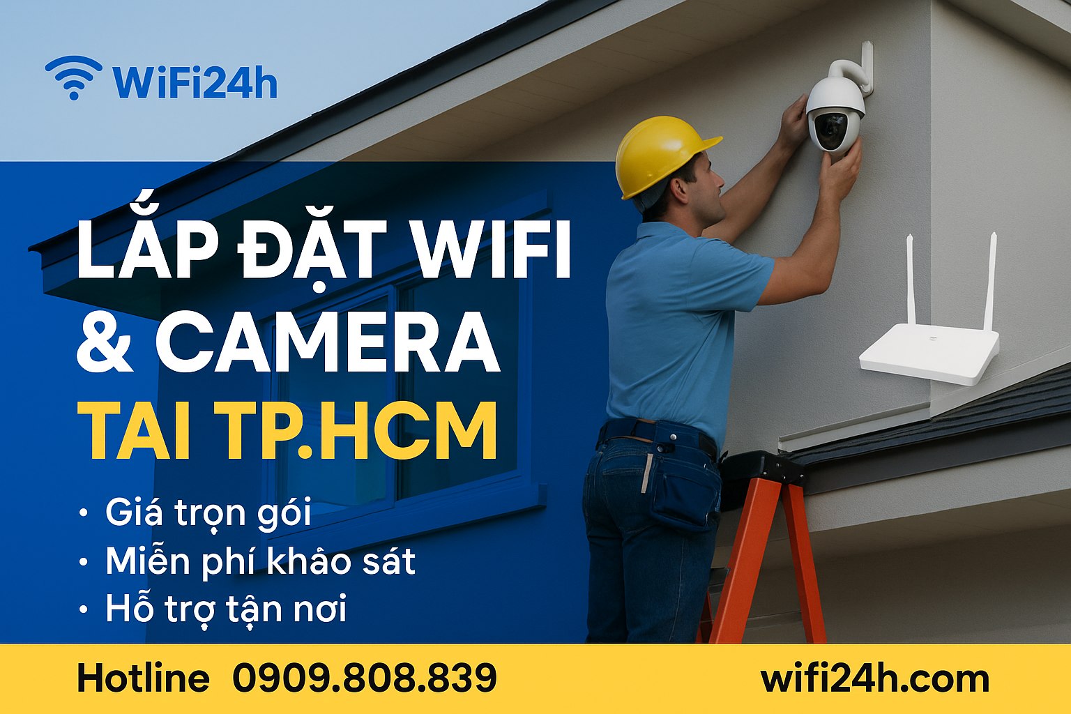 DỊCH VỤ LẮP ĐẶT WIFI, CAMERA TẠI TP.HCM