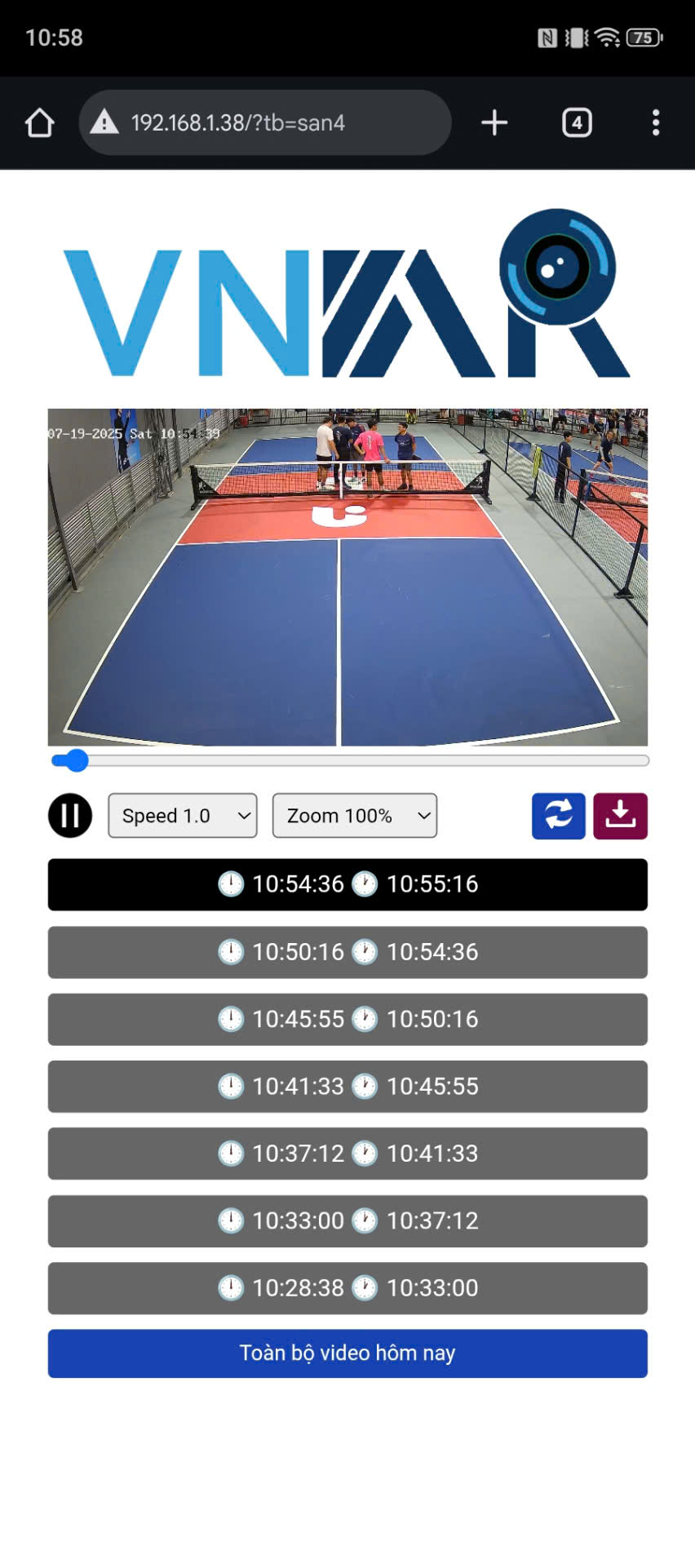 Triển khai VNVAR tại Level Up Sport Club An Phú – Công nghệ replay thể thao hiện đại